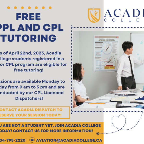 Free Weekend Tutoring For PPL and CPL!